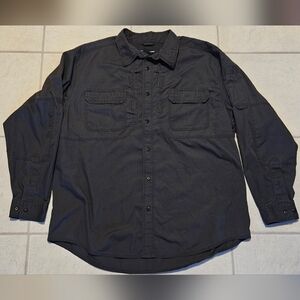 5.11 Tactical Charcoal Button-Up Taclite Pro Long Sleeve Shirt